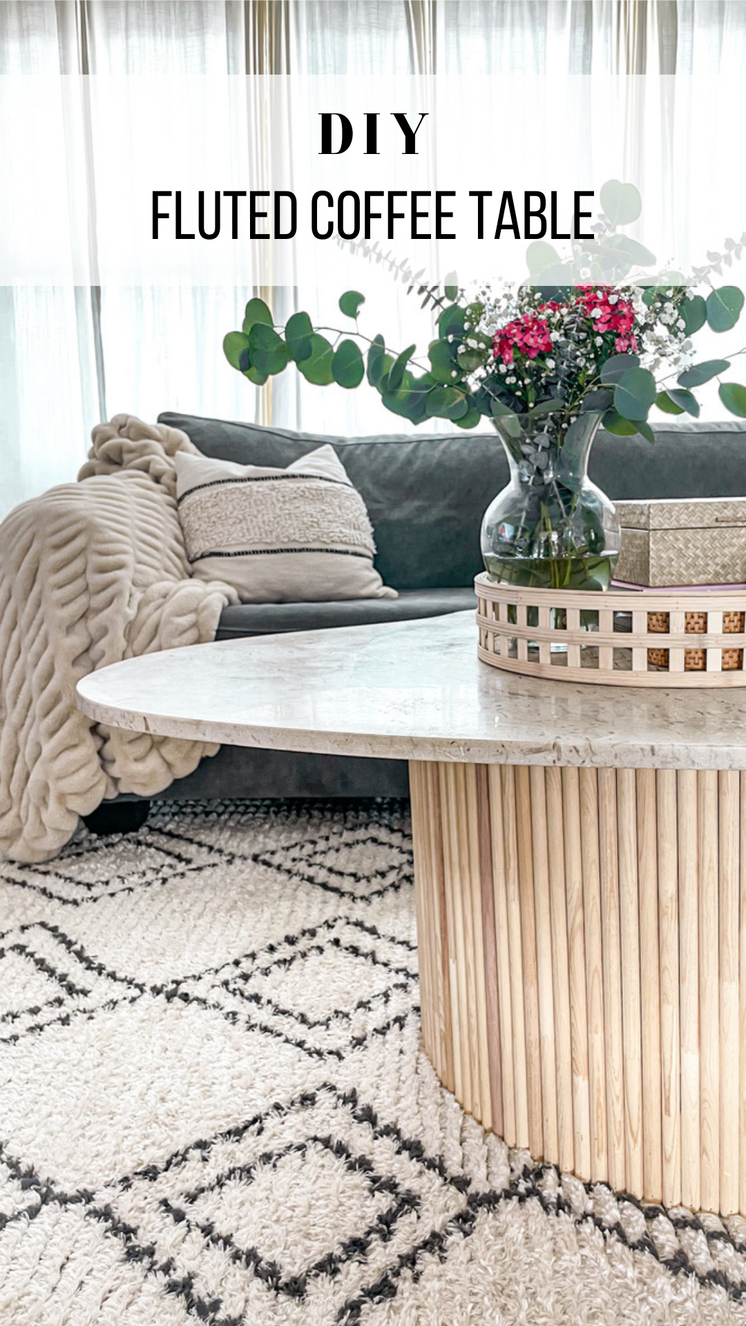 DIY Fluted Coffee Table – Jungle House