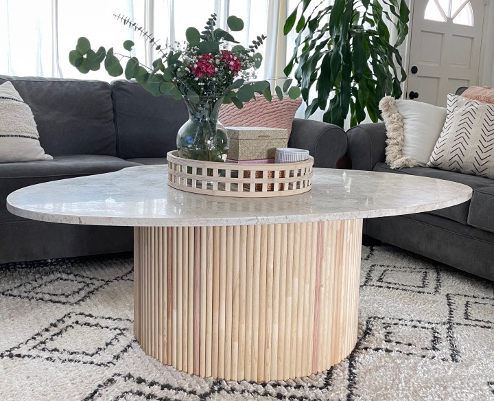 DIY Fluted Coffee&nbsp;Table
