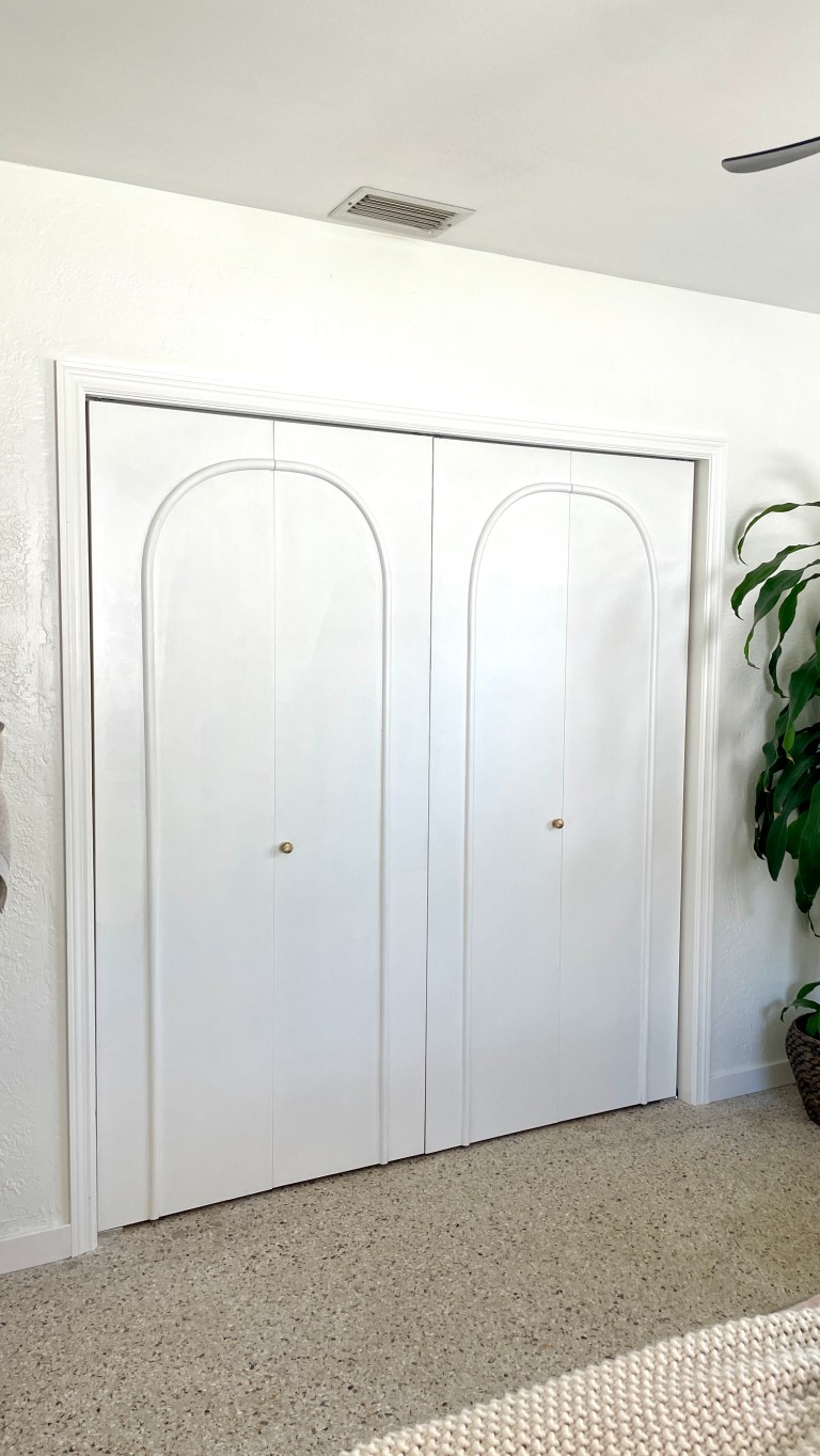 Closet Renovation – Part 2, DIY Closet Door Arches – Jungle House